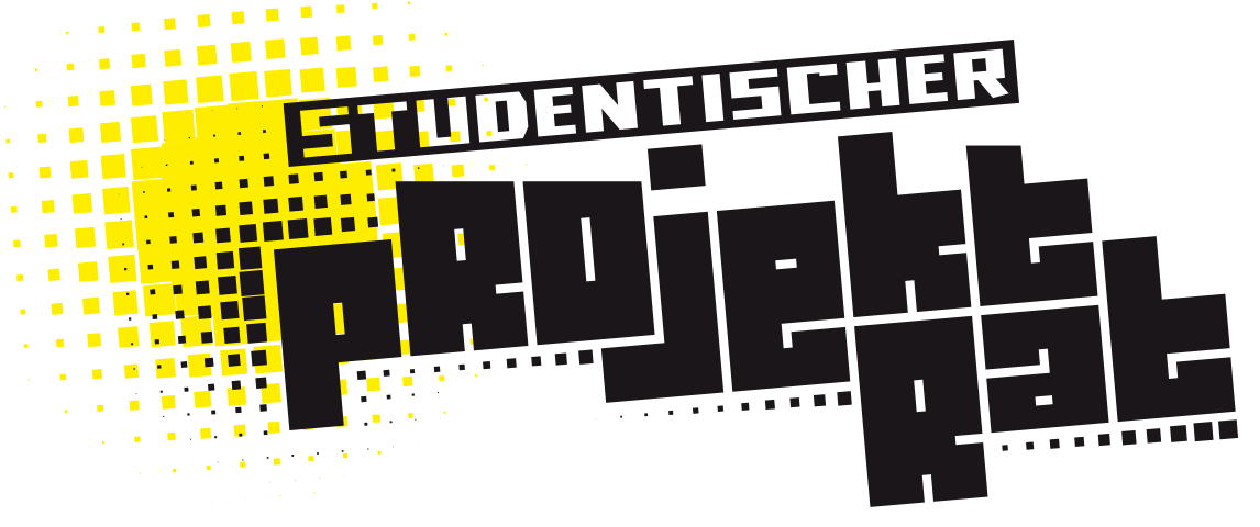 Studentischer Projektrat: Logo Schwarz und Gelb